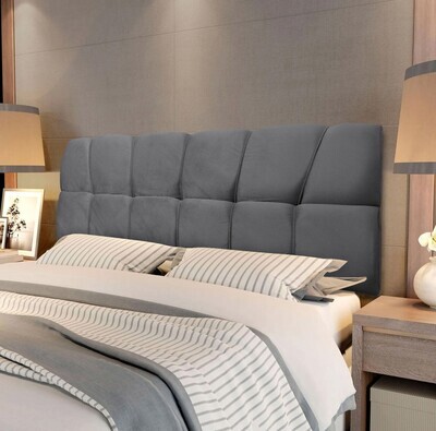 KING ANGRA PANEL HEADBOARD GRAPHITE