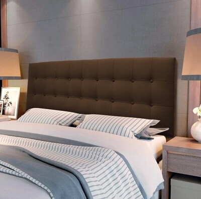 KING GAROPABA PANEL HEADBOARD BROWN