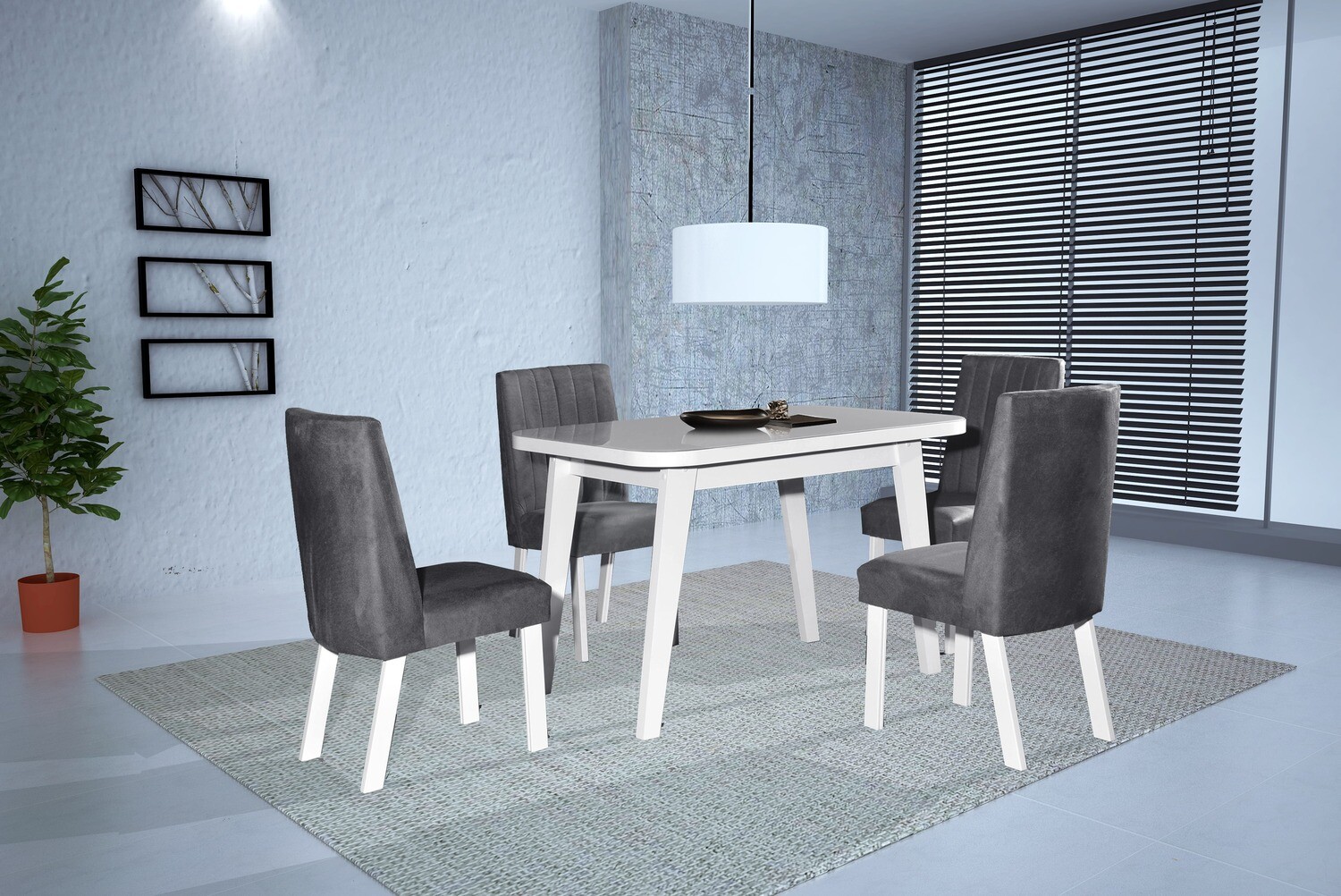 BERKELEY TABLE WHITE