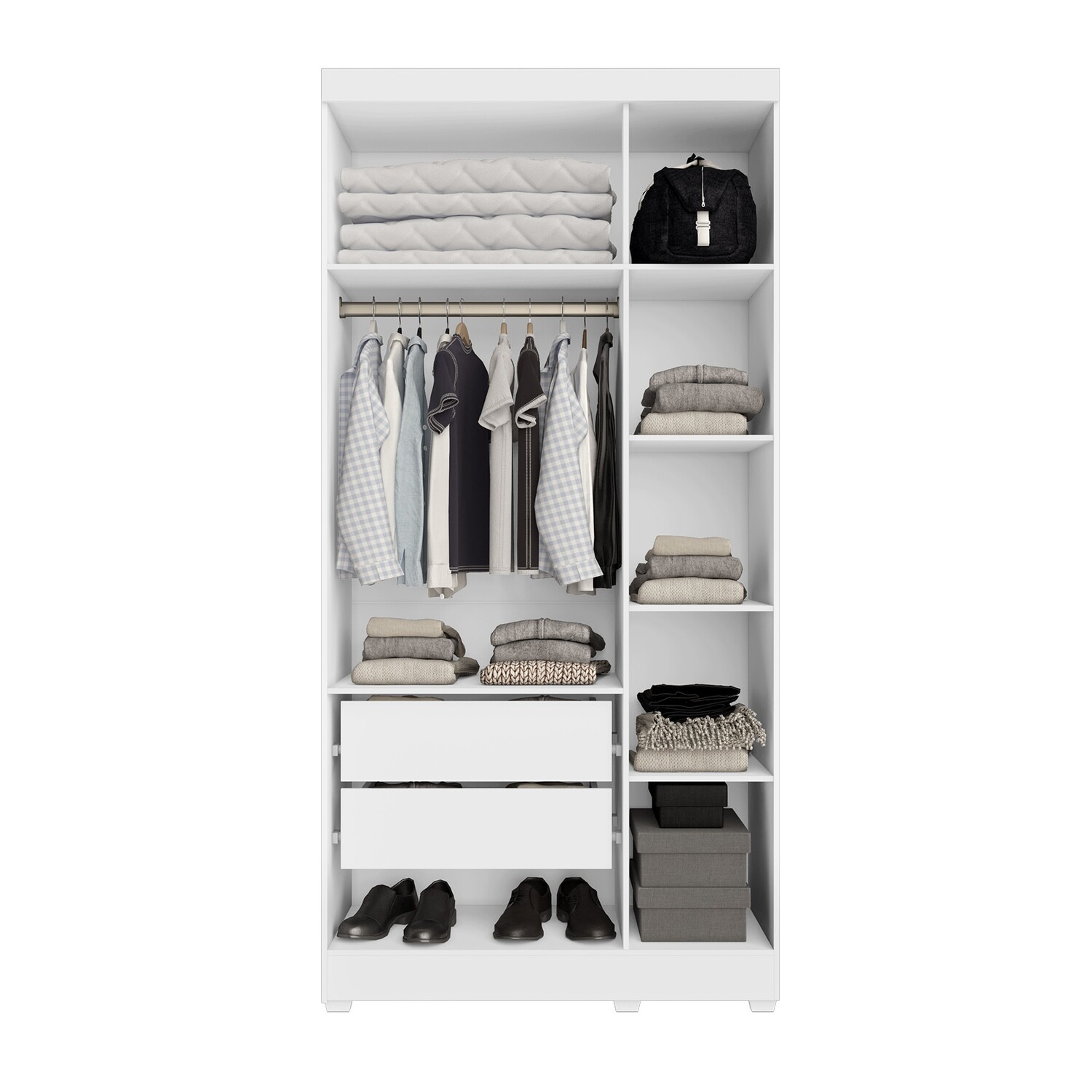 LAGUNA 3 DOORS CLOSET WHITE