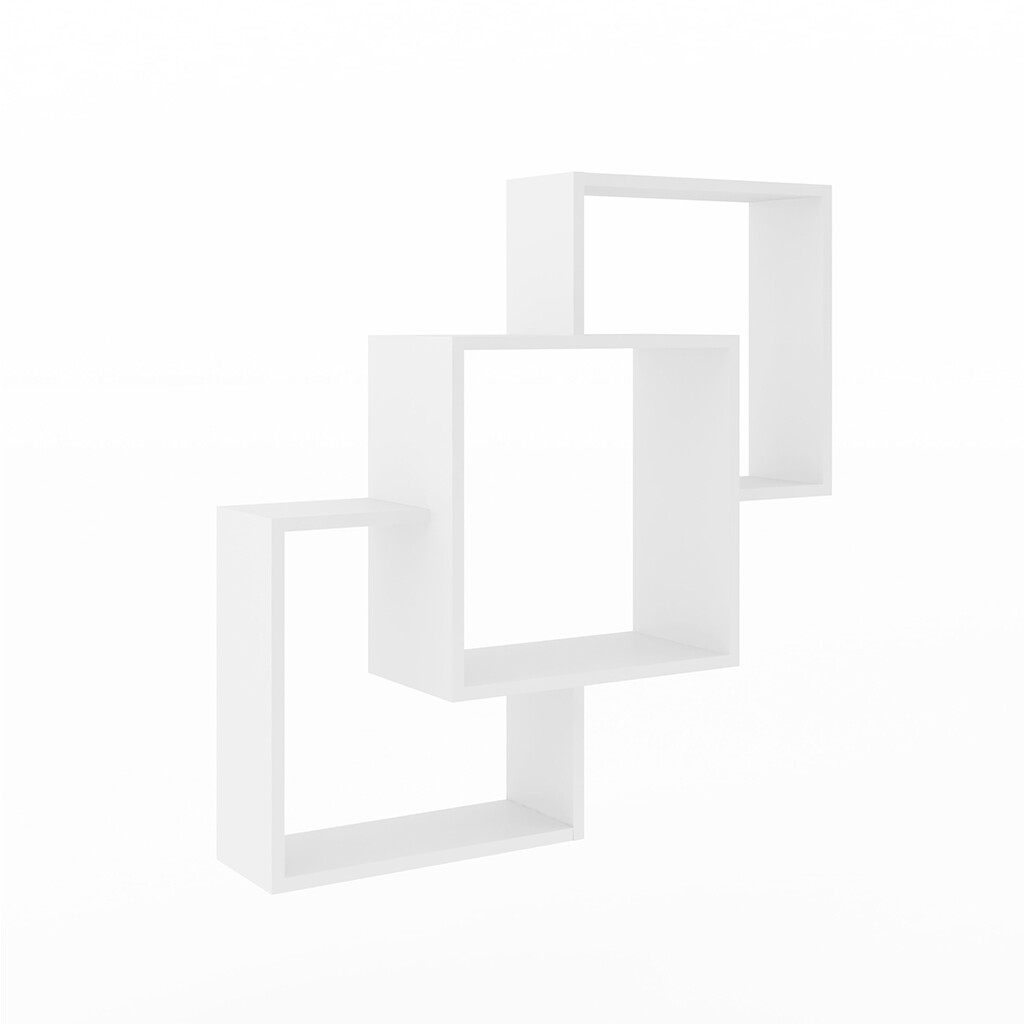 NEW ORLEANS CUBBY SHELF WHITE