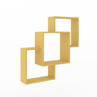 NEW ORLEANS CUBBY SHELF YELLOW