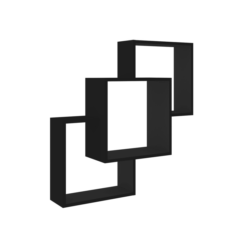 NEW ORLEANS CUBBY SHELF BLACK NEW ORLEANS CUBBY SHELF BLACK