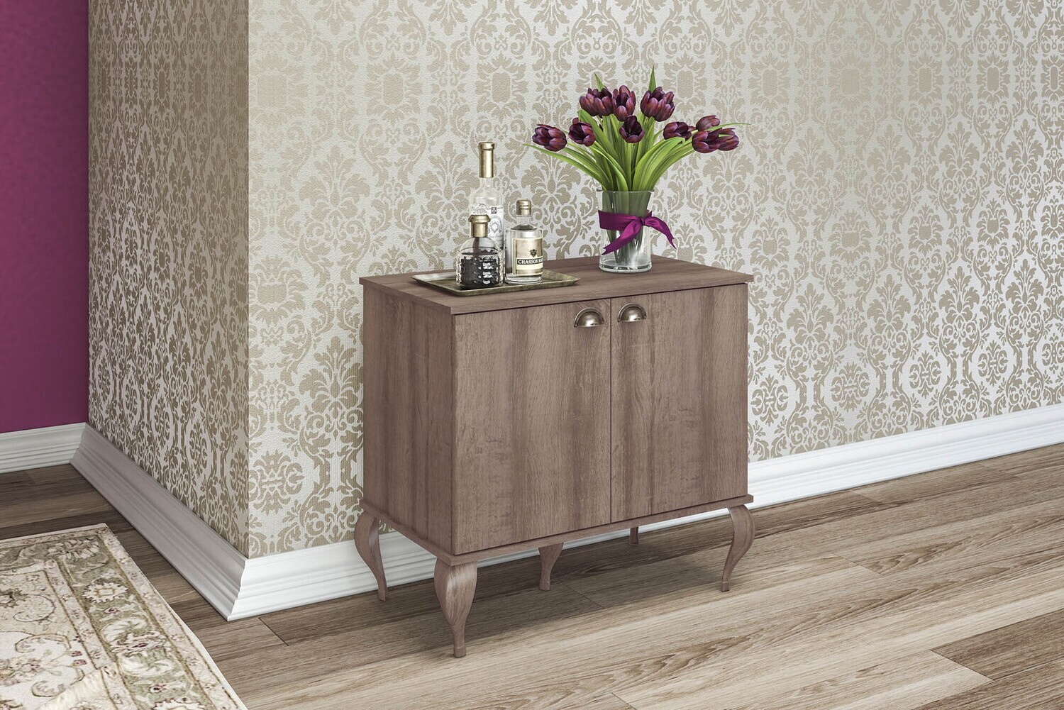 VINTAGE PARIS SIDEBOARD RUSTIC
