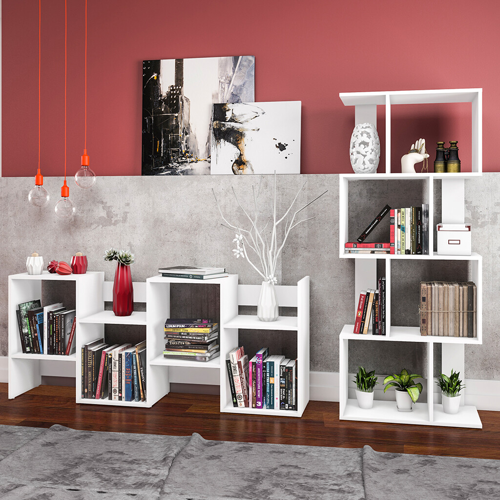 AMSTERDAM BOOKCASE WHITE