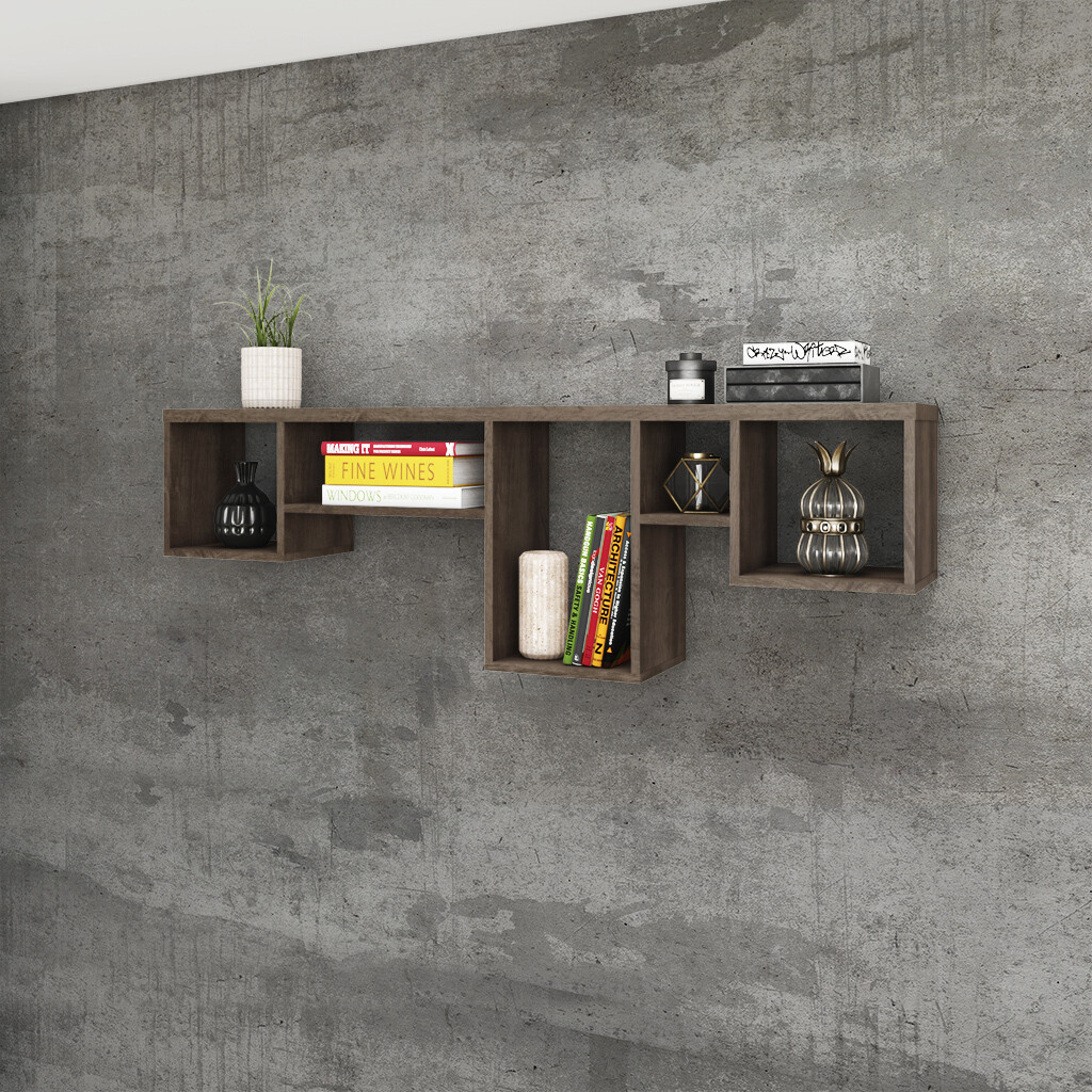 GRAMERCY ACCENT SHELF RUSTIC