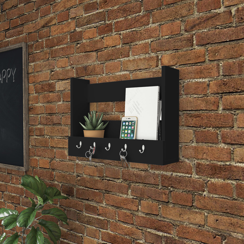 LOGAN WALL ORGANIZER BLACK