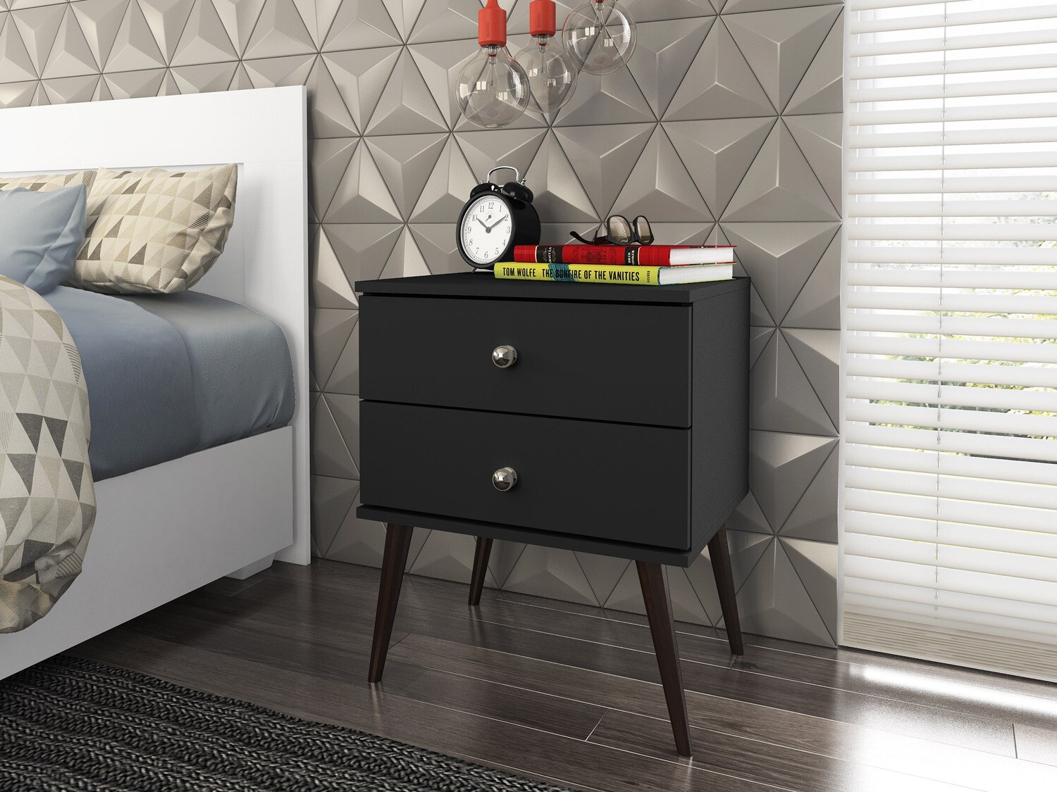 MADRID NIGHTSTAND BLACK