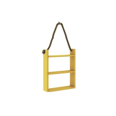 LINDEN HANGING ROPE SHELF YELLOW