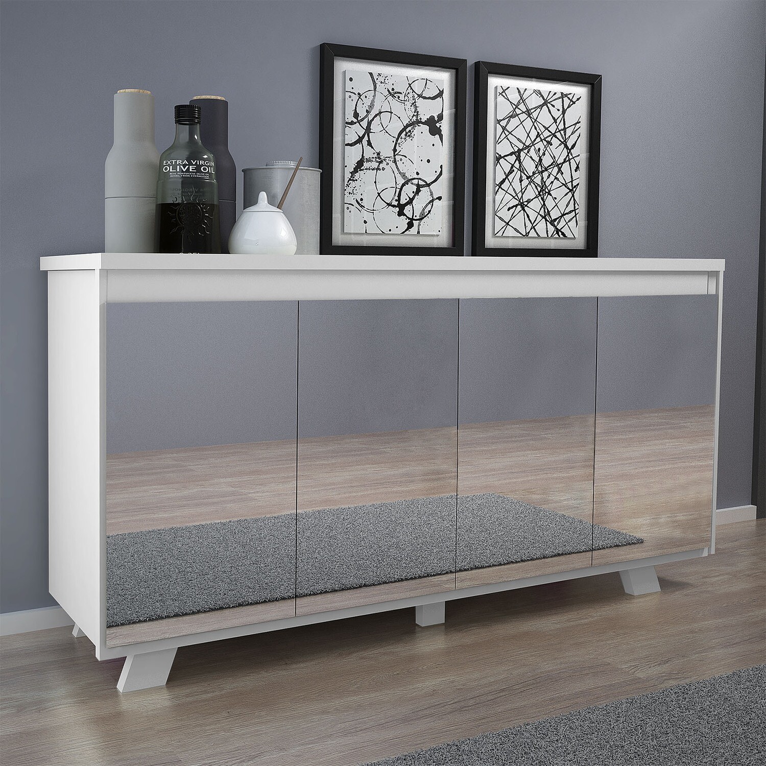 HAMPTON BUFFET WHITE