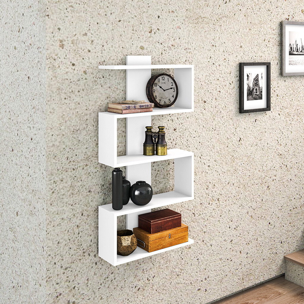 ALDEN ACCENT SHELF WHITE