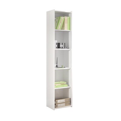 STU 206 BOOKCASE WHITE