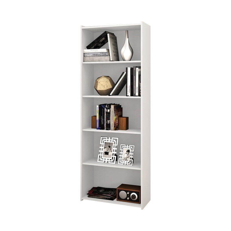 STU 201 BOOKCASE WHITE