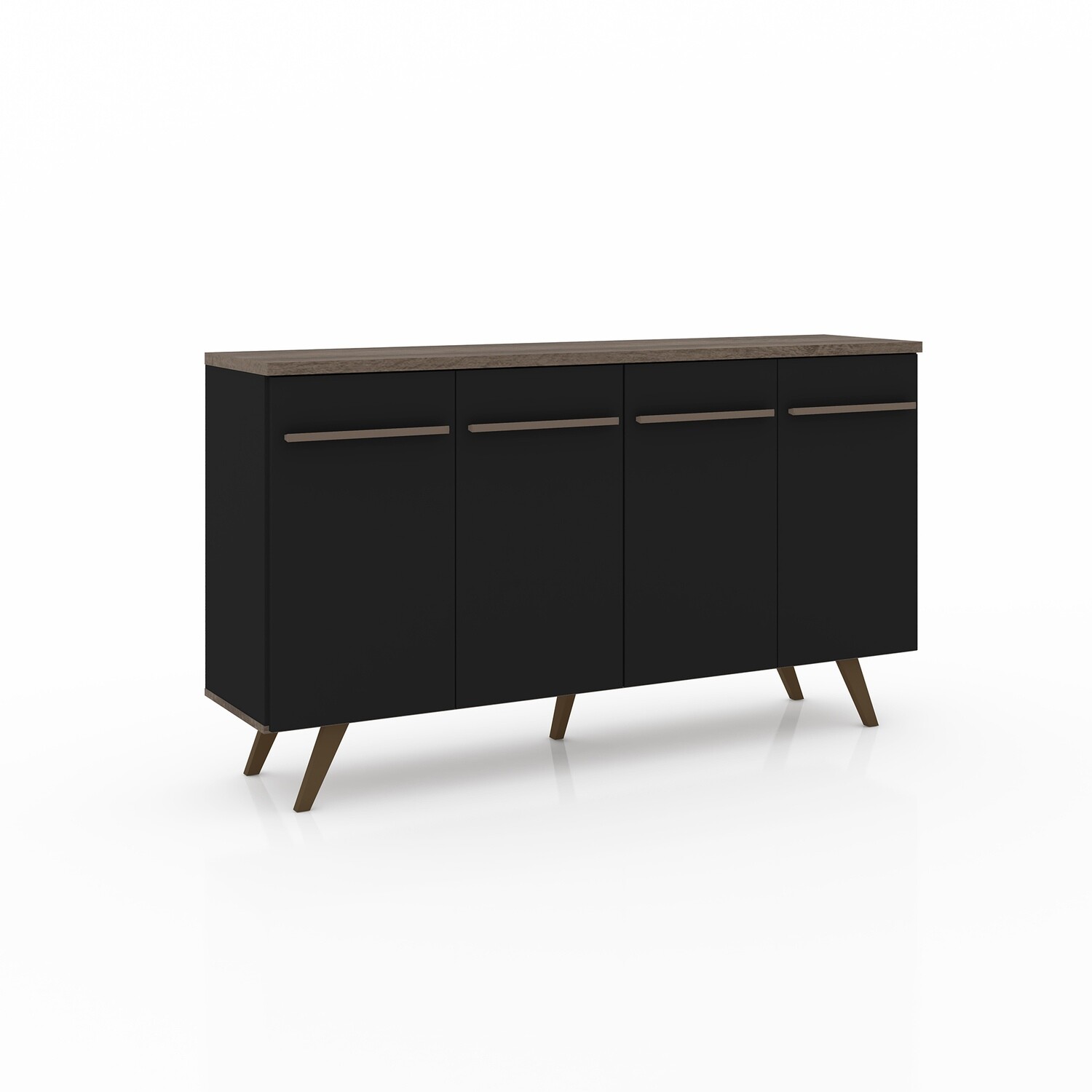 AUGUSTA BUFFET BLACK/RUSTIC