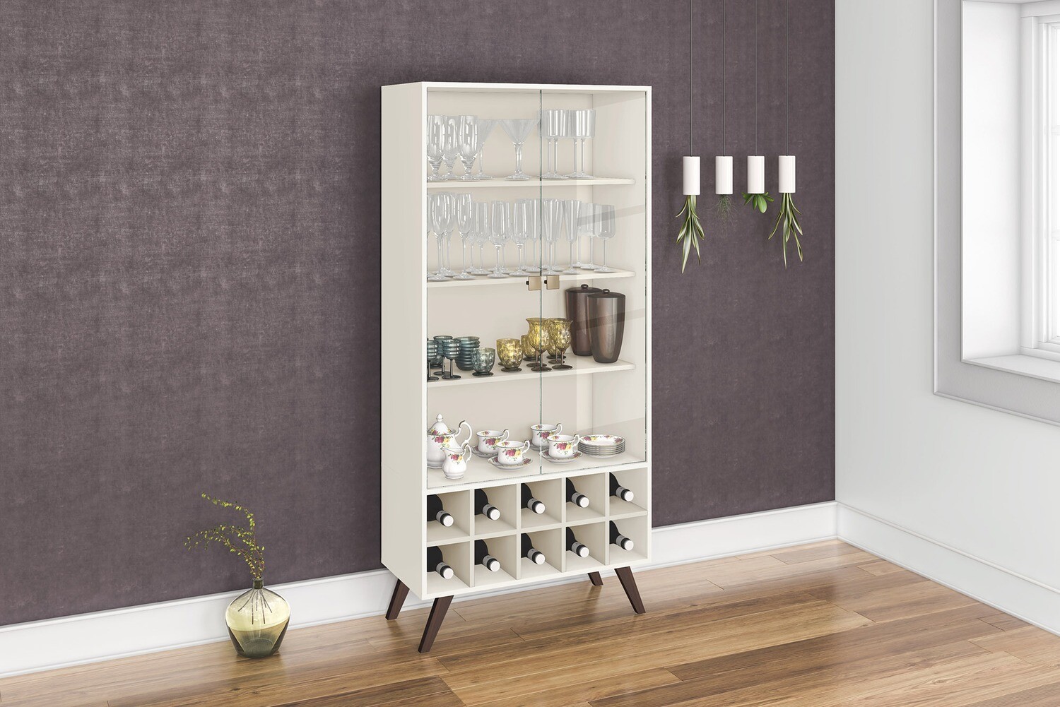OTTAWA CURIO CABINET OFF