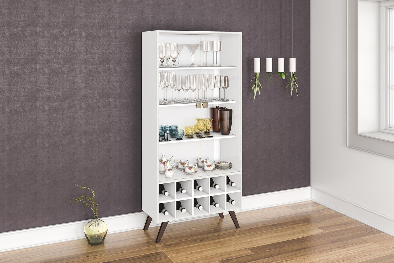 OTTAWA CURIO CABINET WHITE