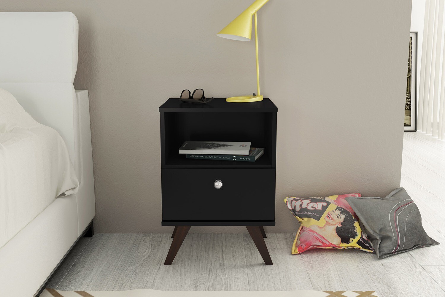 GIJON NIGHTSTAND BLACK