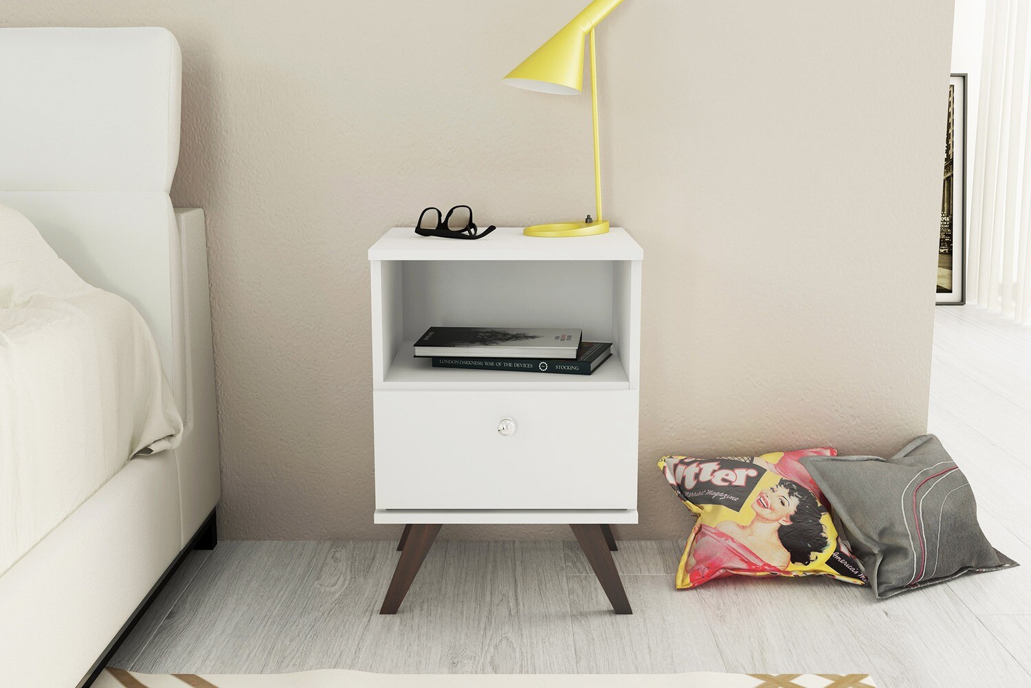 GIJON NIGHTSTAND WHITE