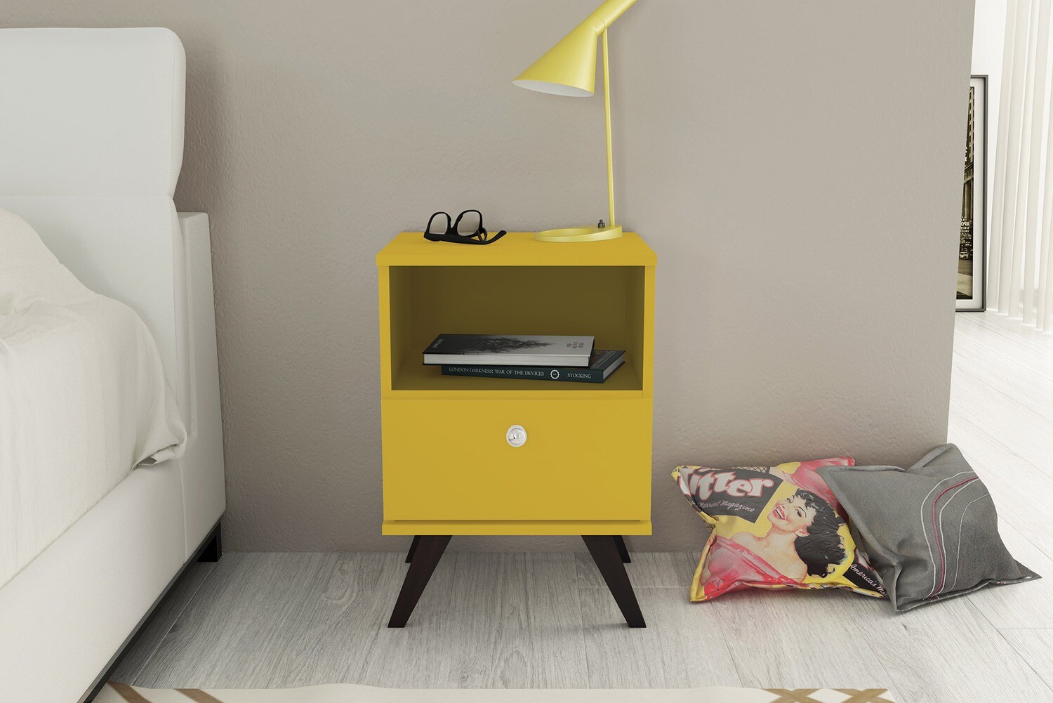 GIJON NIGHTSTAND YELLOW