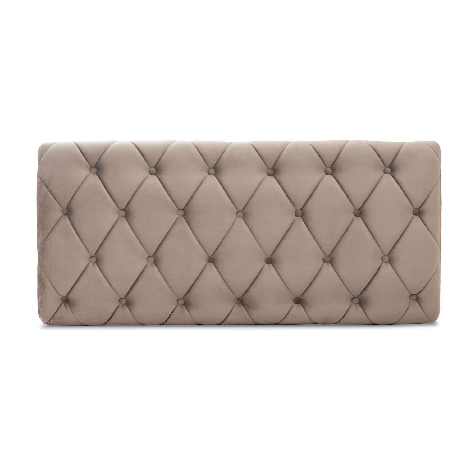 QUEEN VICTORIA PANEL HEADBOARD WARM GRAY