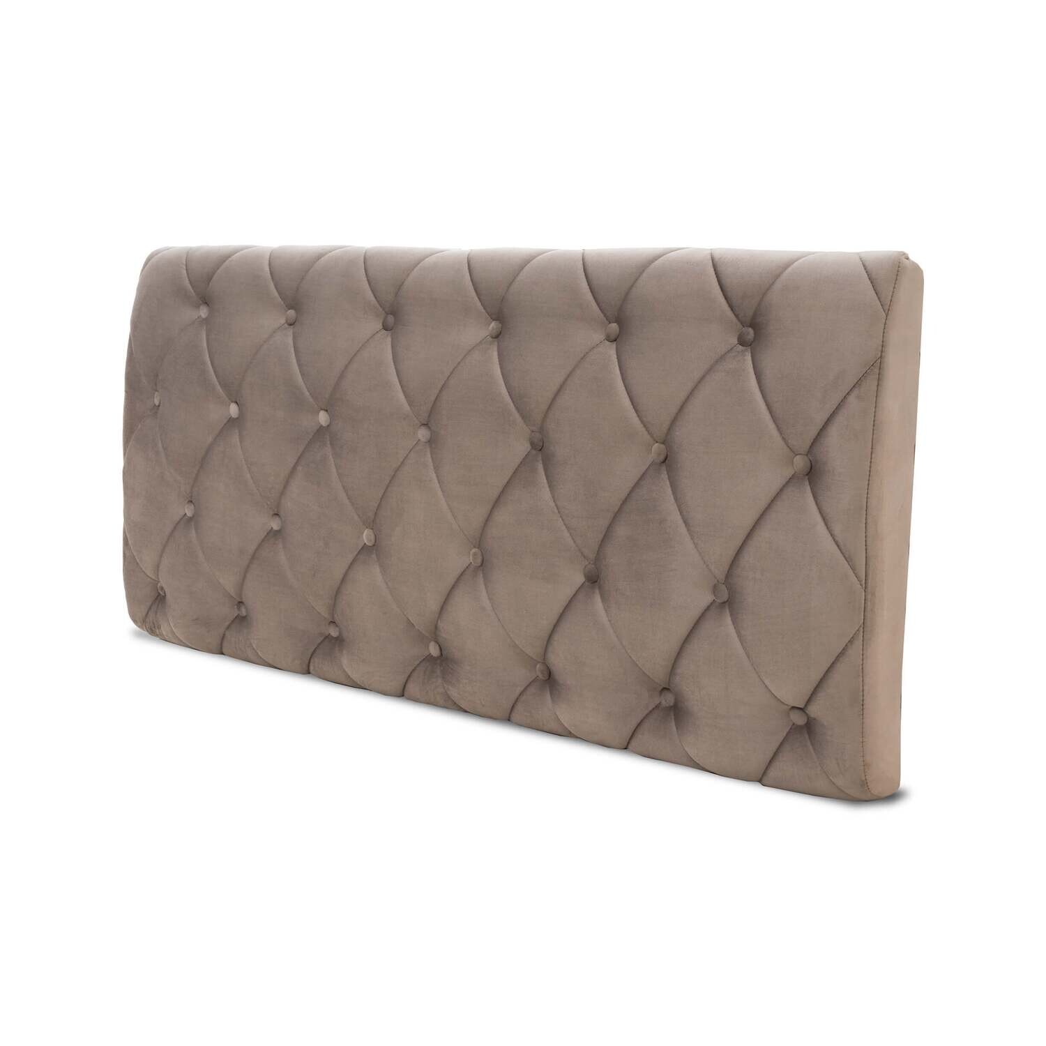 QUEEN VICTORIA PANEL HEADBOARD WARM GRAY