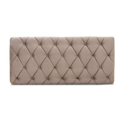 QUEEN VICTORIA PANEL HEADBOARD WARM GRAY