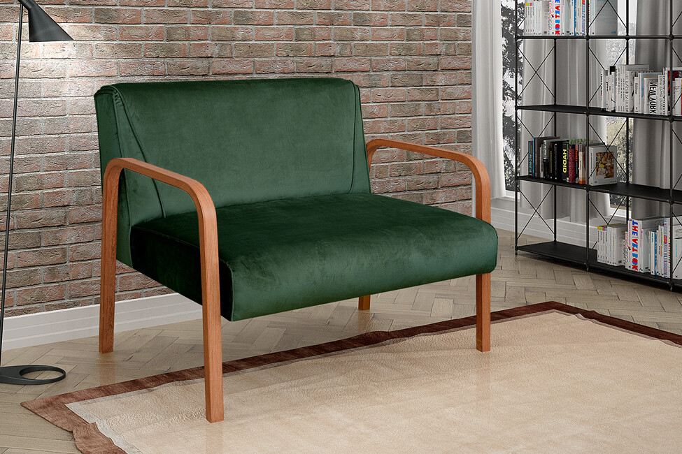 LANCASTER ARMCHAIR 2-SEATER VIP JADE GREEN