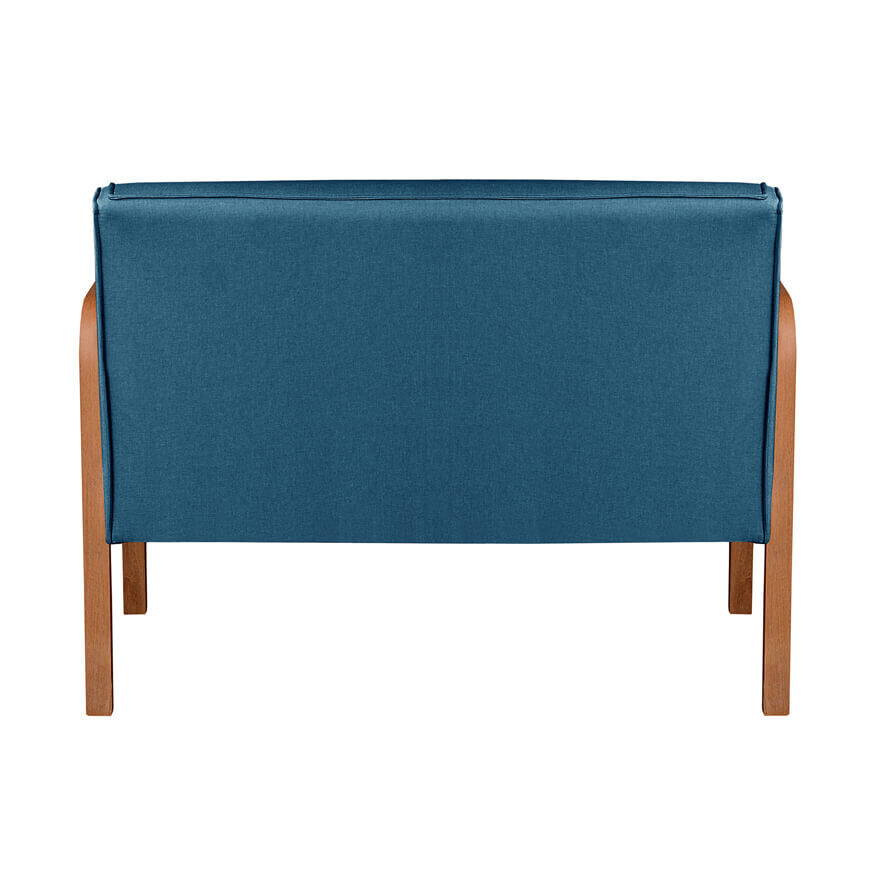LANCASTER ARMCHAIR 2-SEATER MARLIN BLUE LINEN