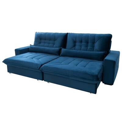 118 IN. LAUREL FAMILY SOFA NAVY BLUE