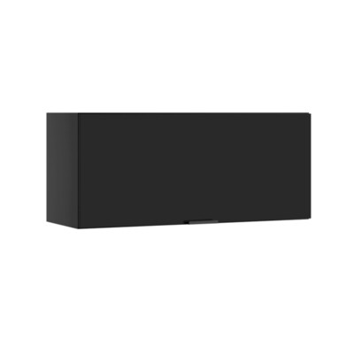 MUNICH 1-DOOR WALL CABINET NEW BLACK/GRAPHITE