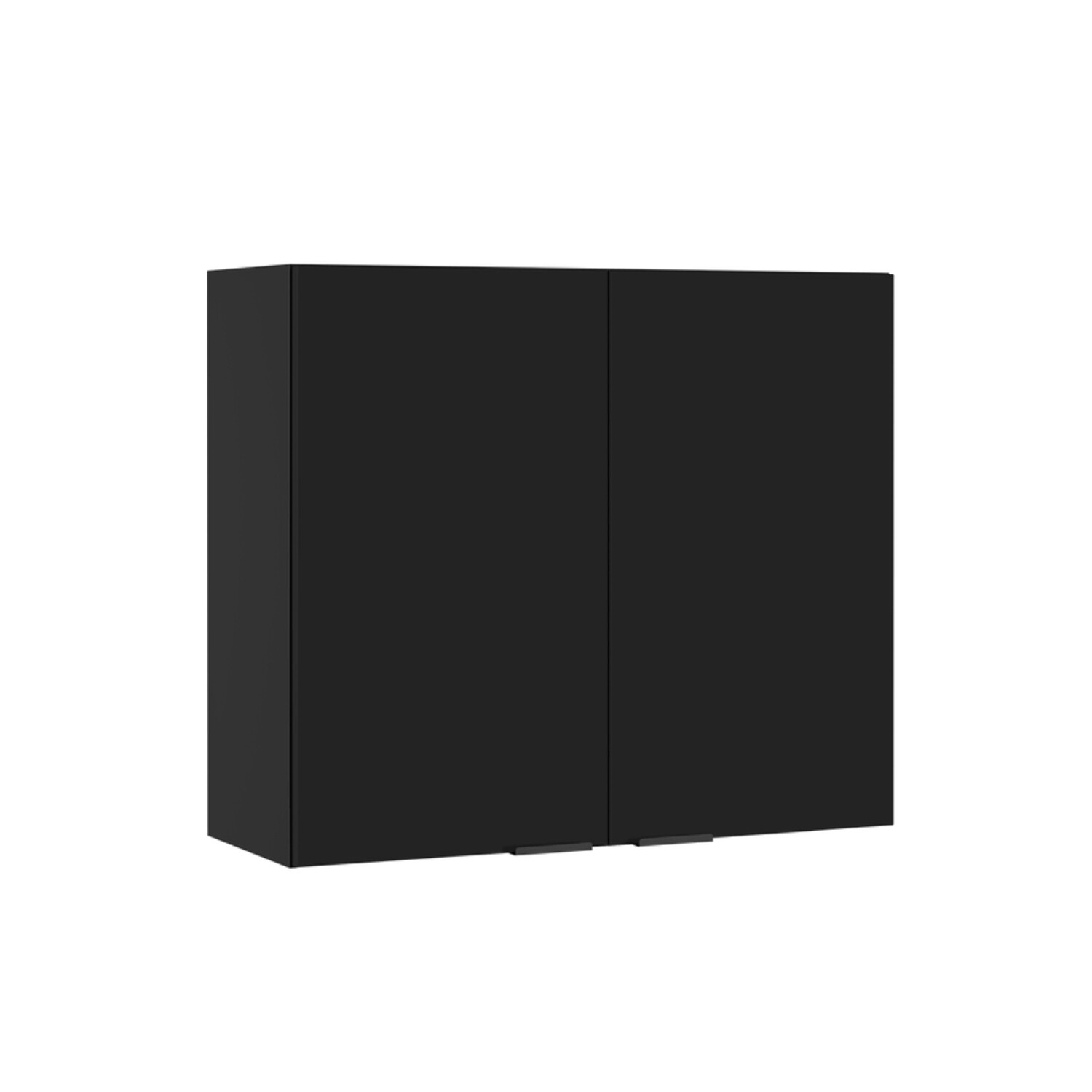 MUNICH 2-DOOR WALL CABINET NEW BLACK/GRAPHITE