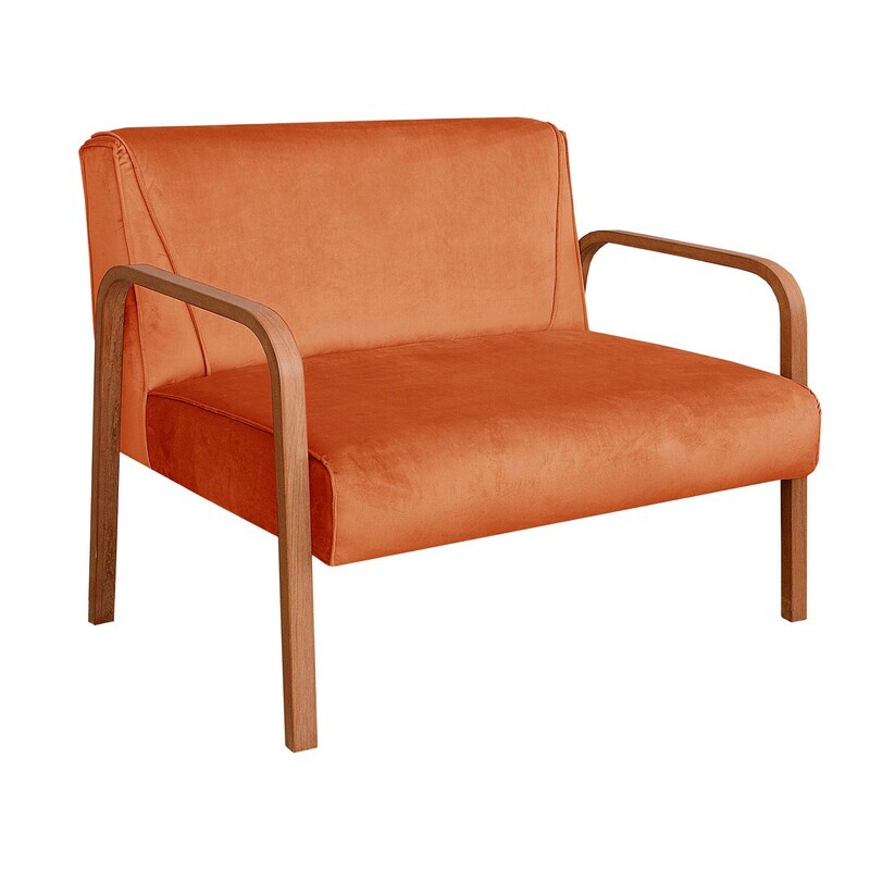 LANCASTER ARMCHAIR 2-SEATER VIP TERRACOTTA