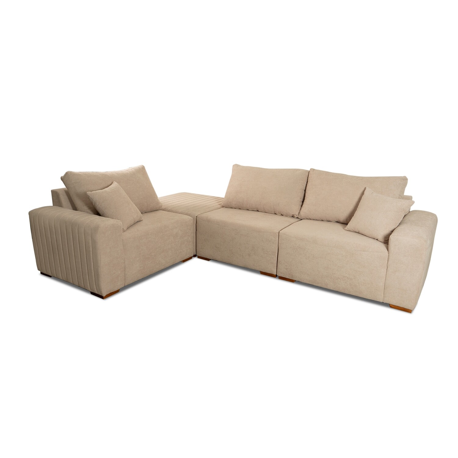 MONROE 4-PIECE SECTIONAL BEIGE