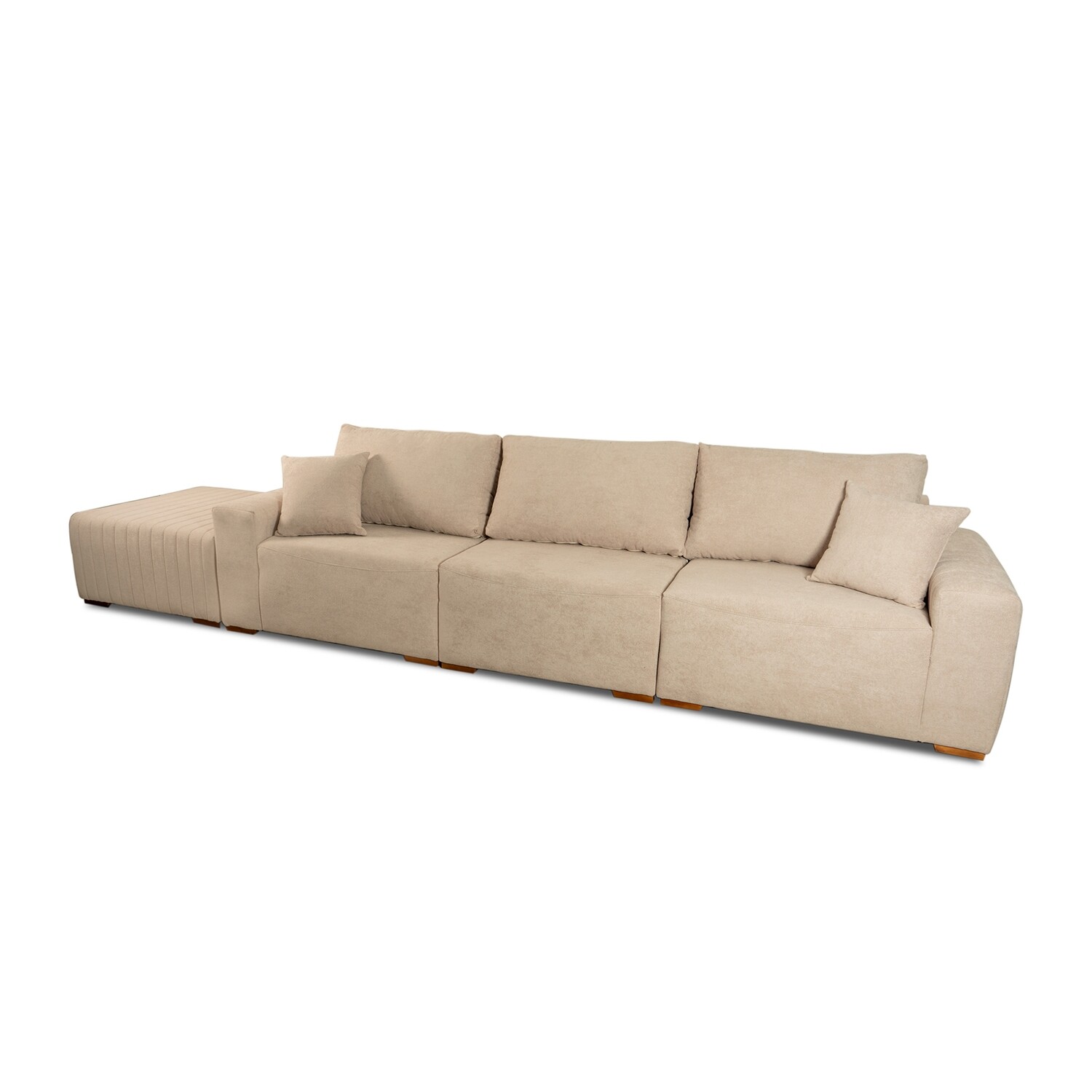 MONROE 4-PIECE SECTIONAL BEIGE