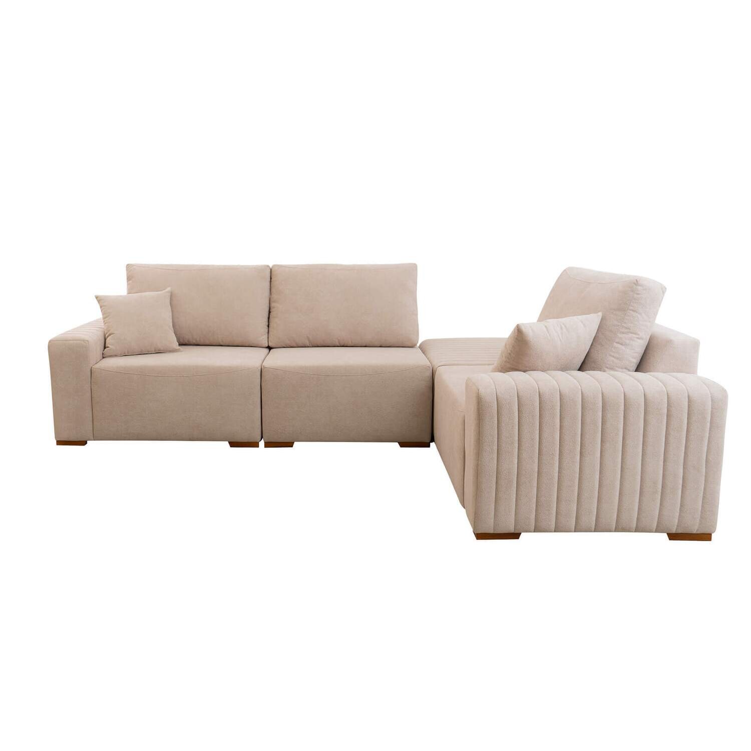 MONROE 4-PIECE SECTIONAL BEIGE