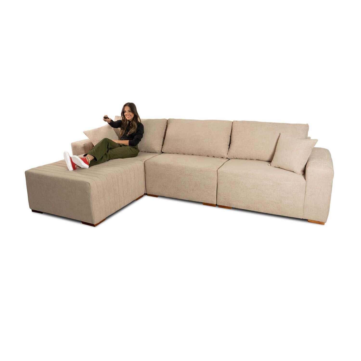 MONROE 4-PIECE SECTIONAL BEIGE