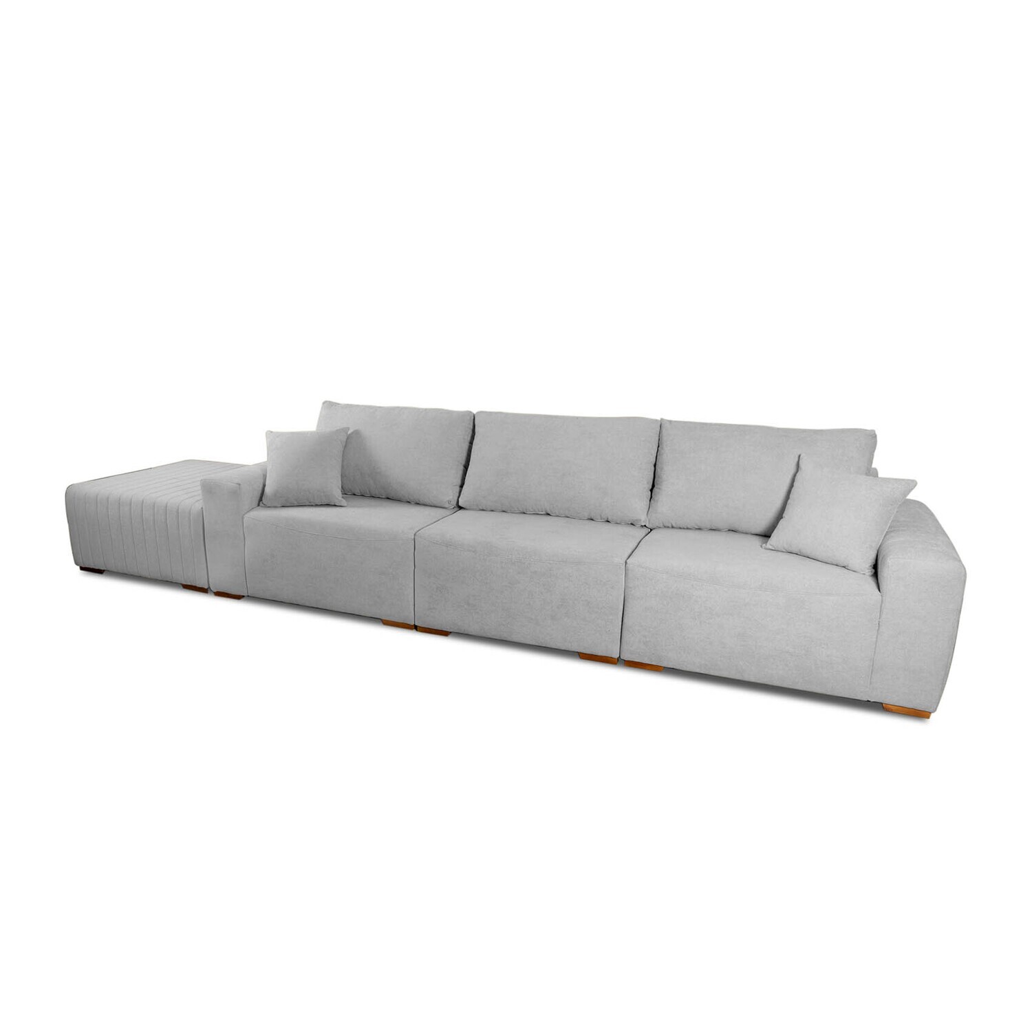 MONROE 4-PIECE SECTIONAL GRAY