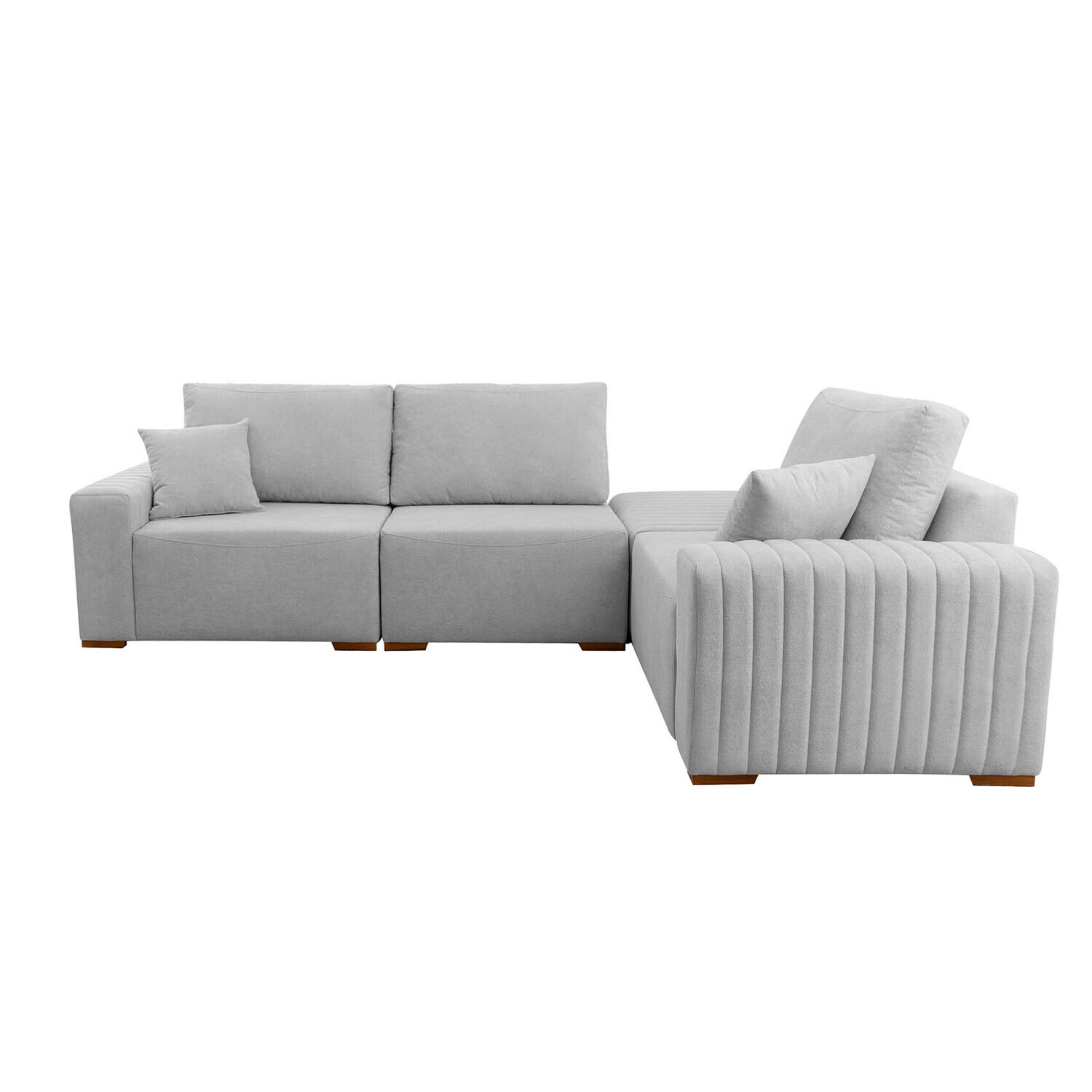 MONROE 4-PIECE SECTIONAL GRAY
