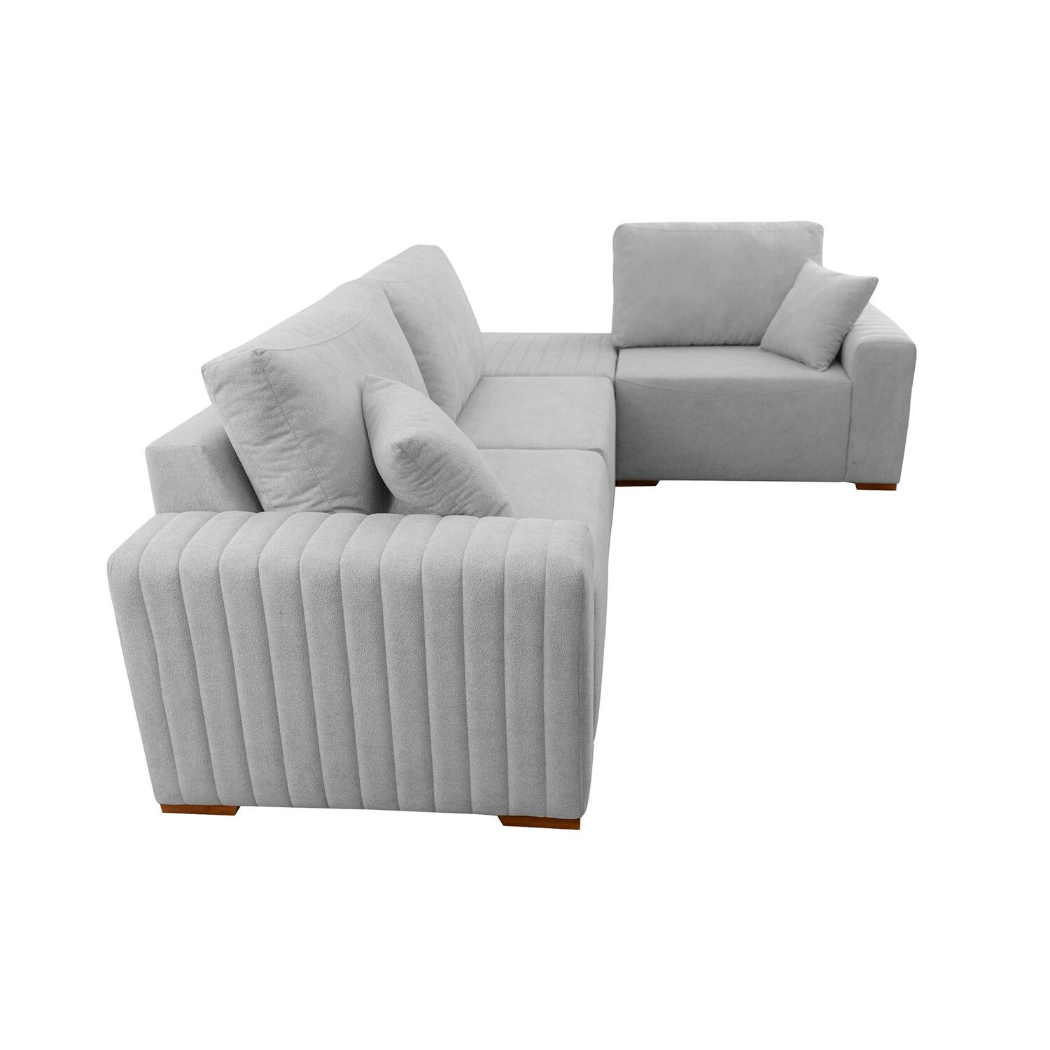MONROE 4-PIECE SECTIONAL GRAY