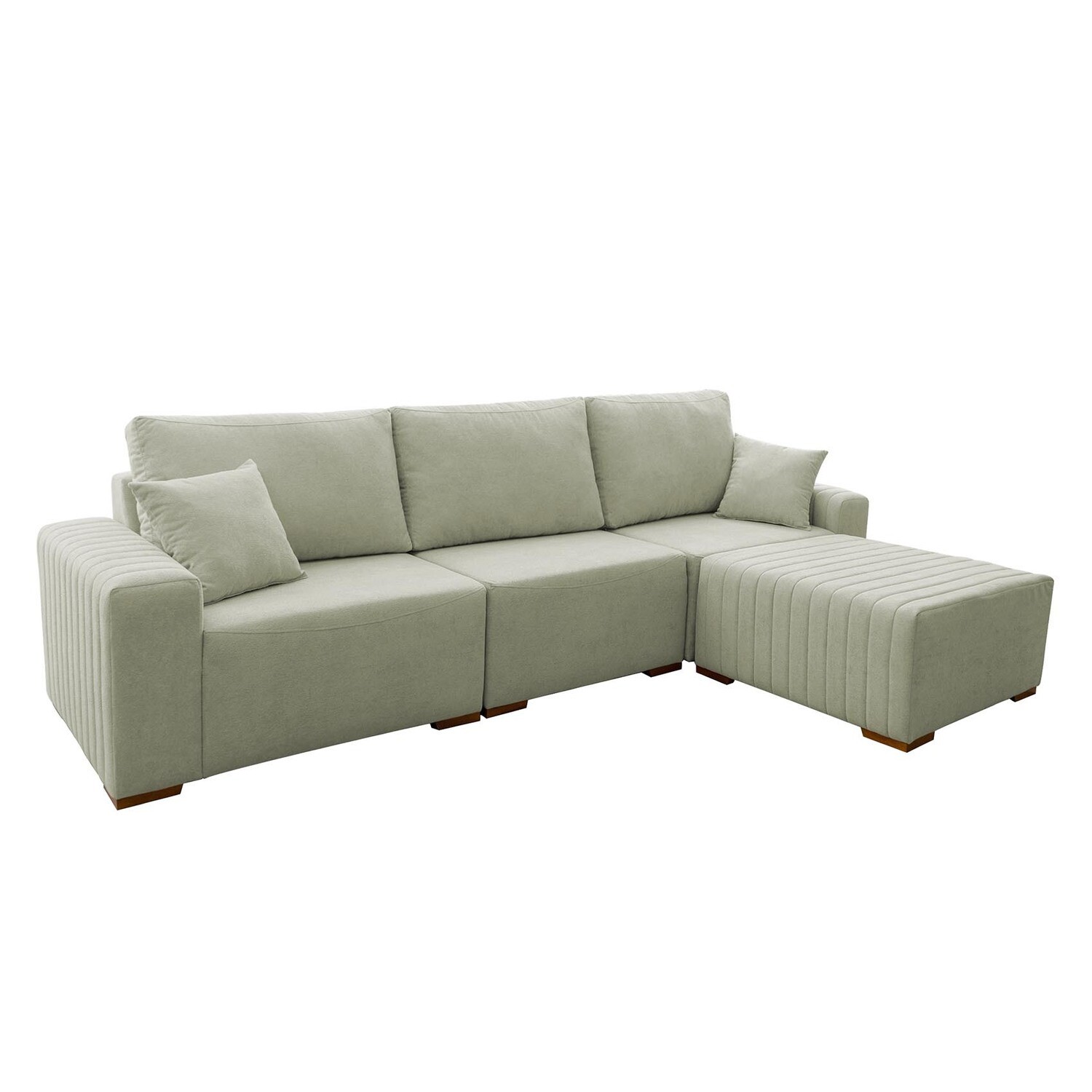 MONROE 4-PIECE SECTIONAL GREEN