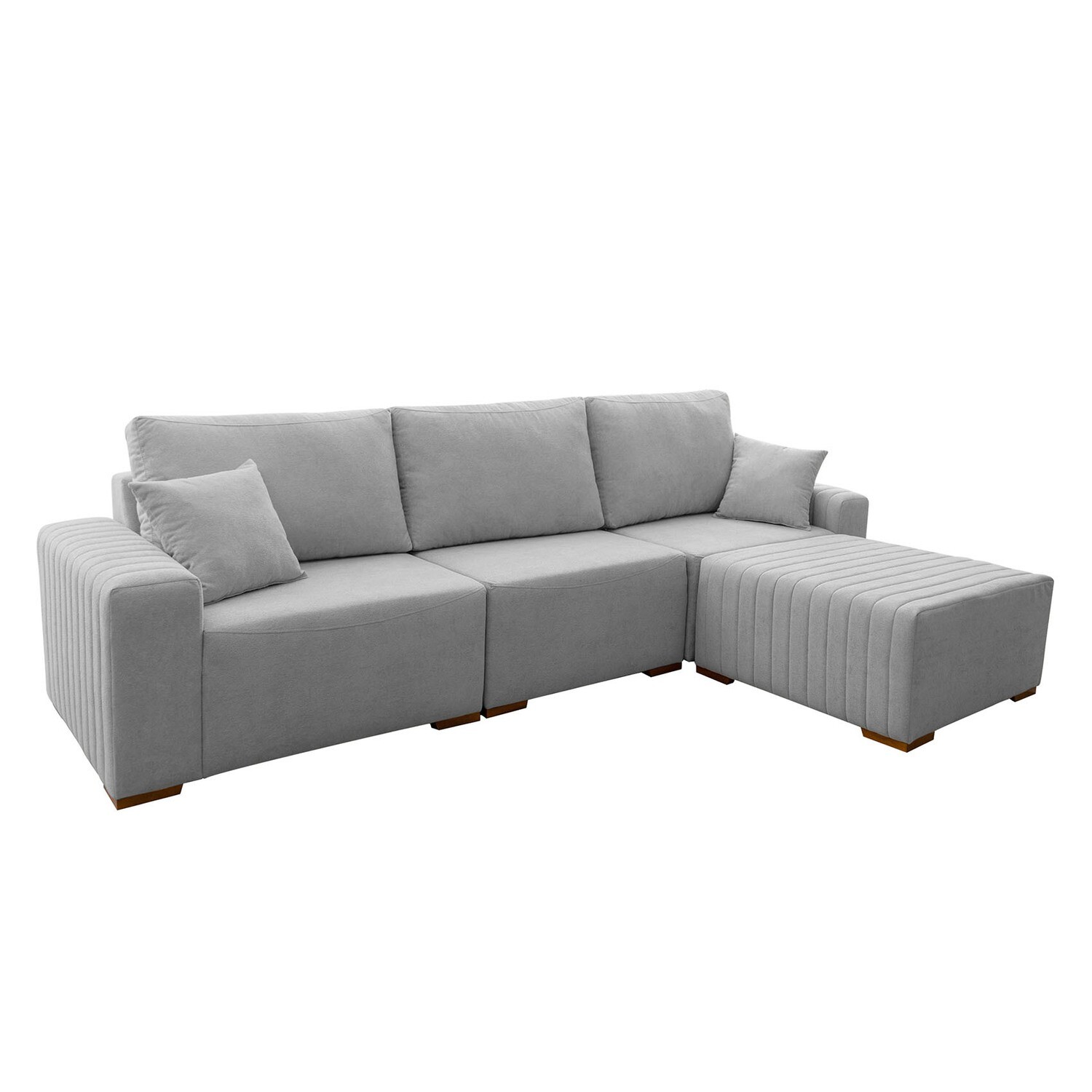MONROE 4-PIECE SECTIONAL GRAY