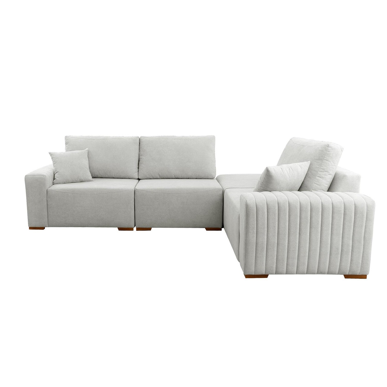 MONROE 4-PIECE SECTIONAL OFF WHITE