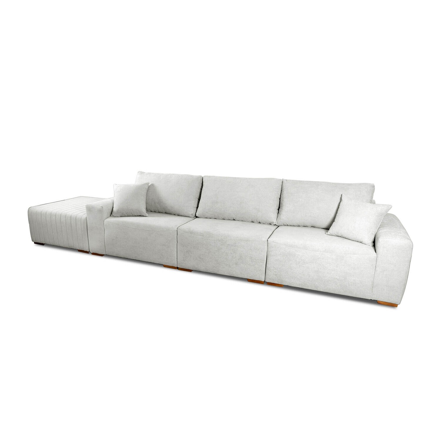 MONROE 4-PIECE SECTIONAL OFF WHITE