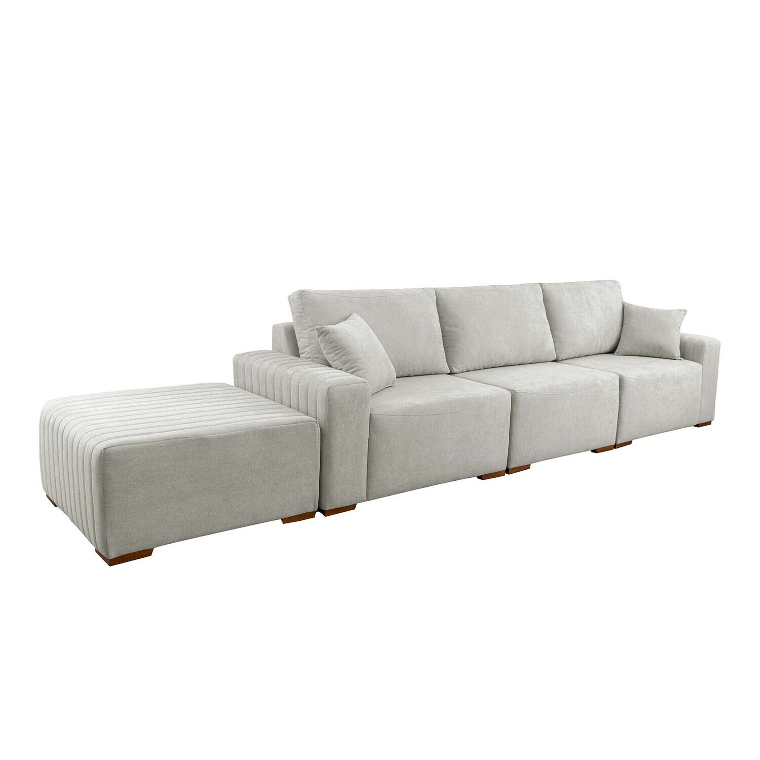 MONROE 4-PIECE SECTIONAL OFF WHITE
