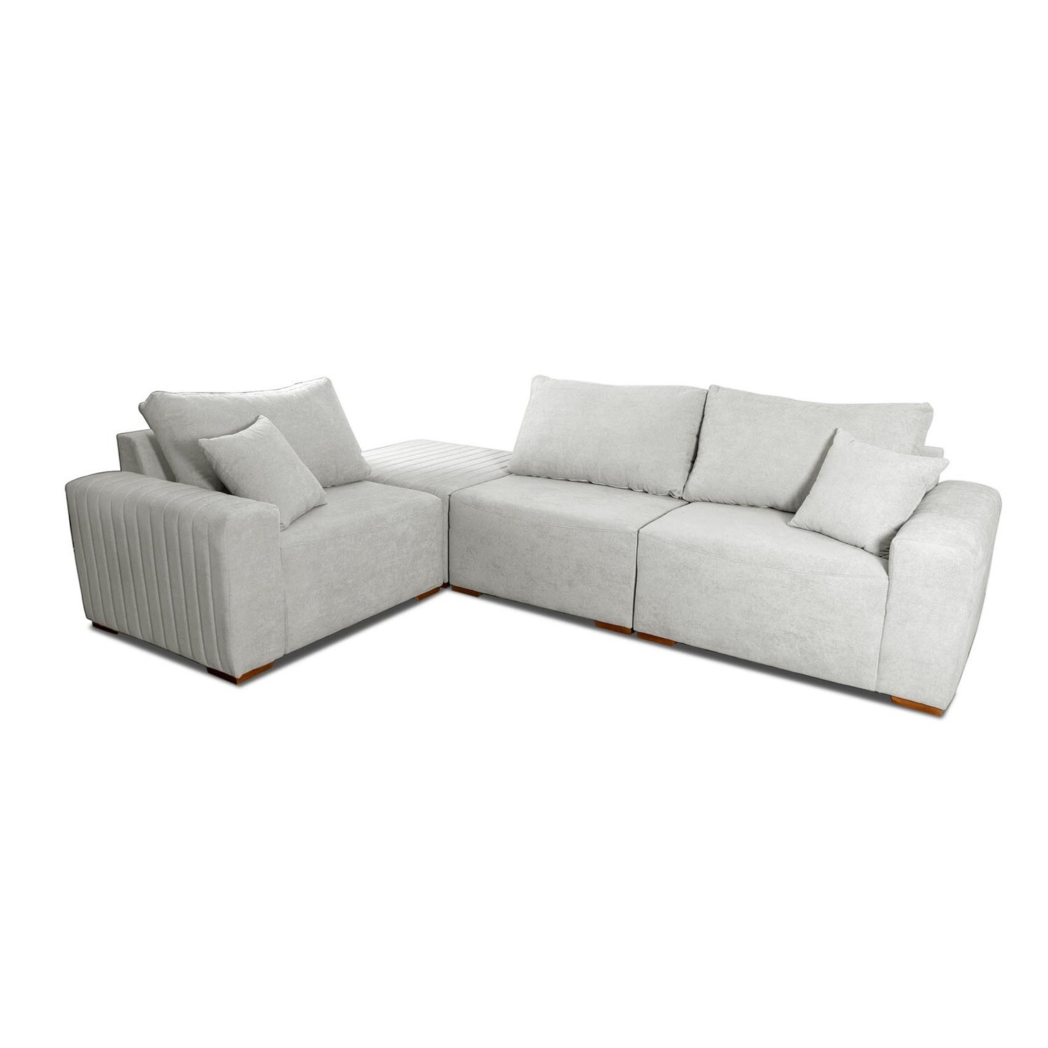 MONROE 4-PIECE SECTIONAL OFF WHITE