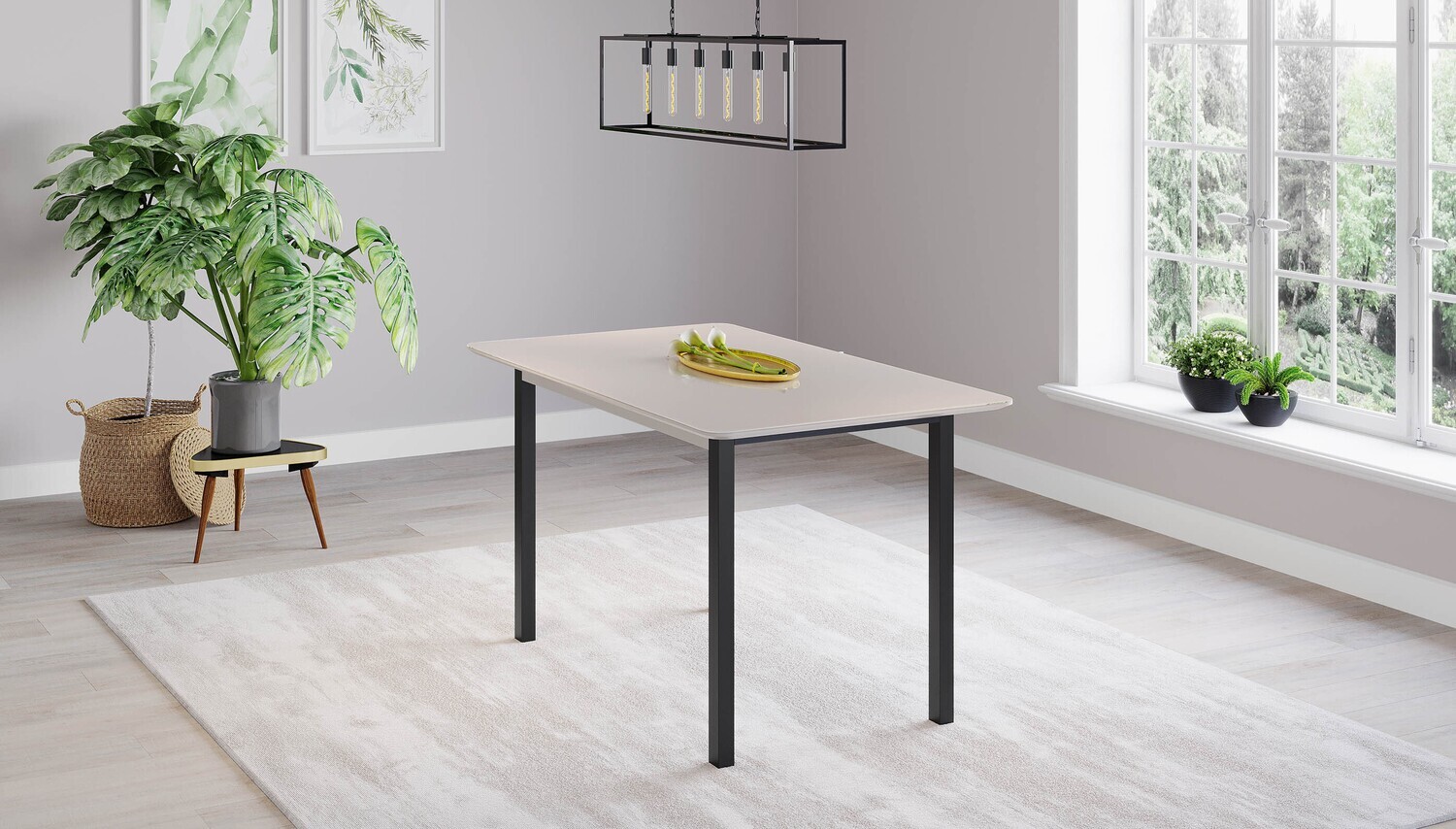 63 IN. AUSTIN TABLE OFF WHITE