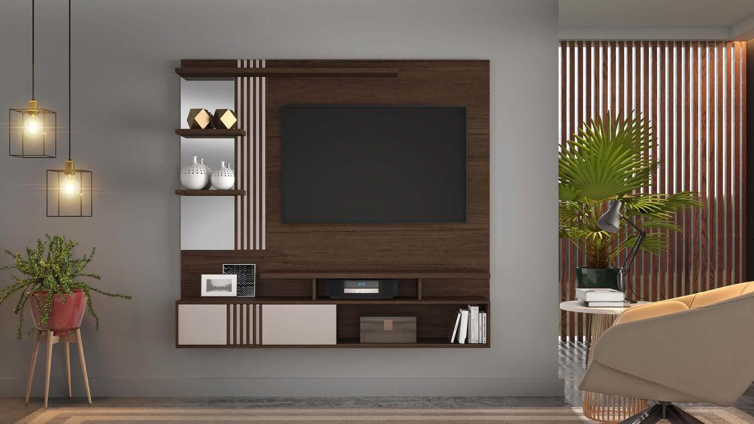 GUAYNABO PANEL CAFFE/OFF WHITE