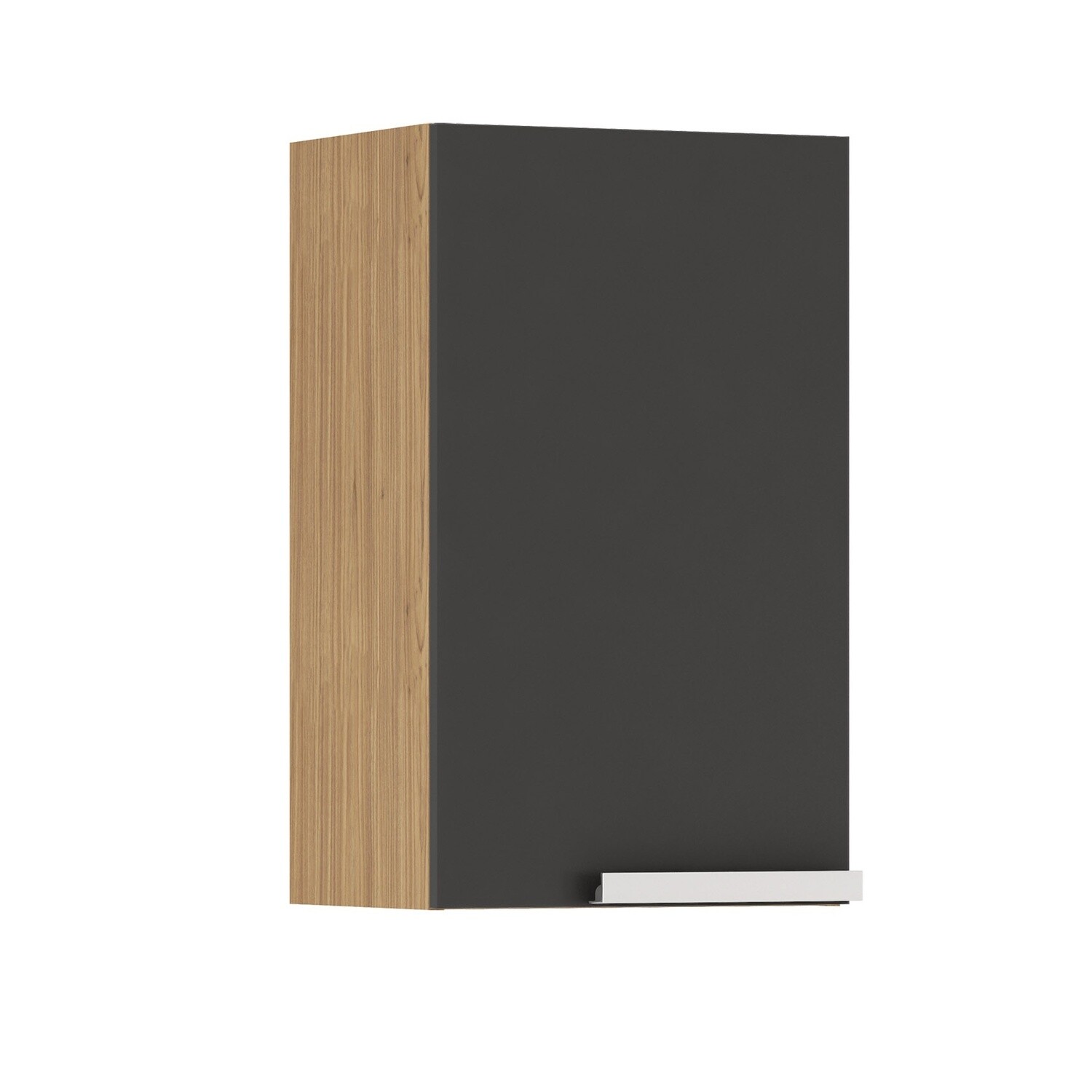 BERLIN 1-DOOR WALL CABINET GRAPHITE/ASH
