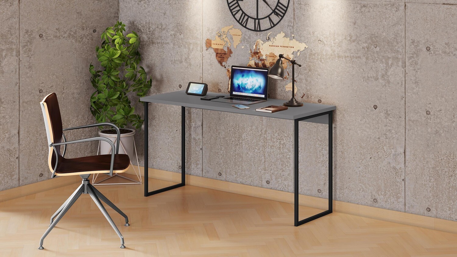 RENO DESK GRAY