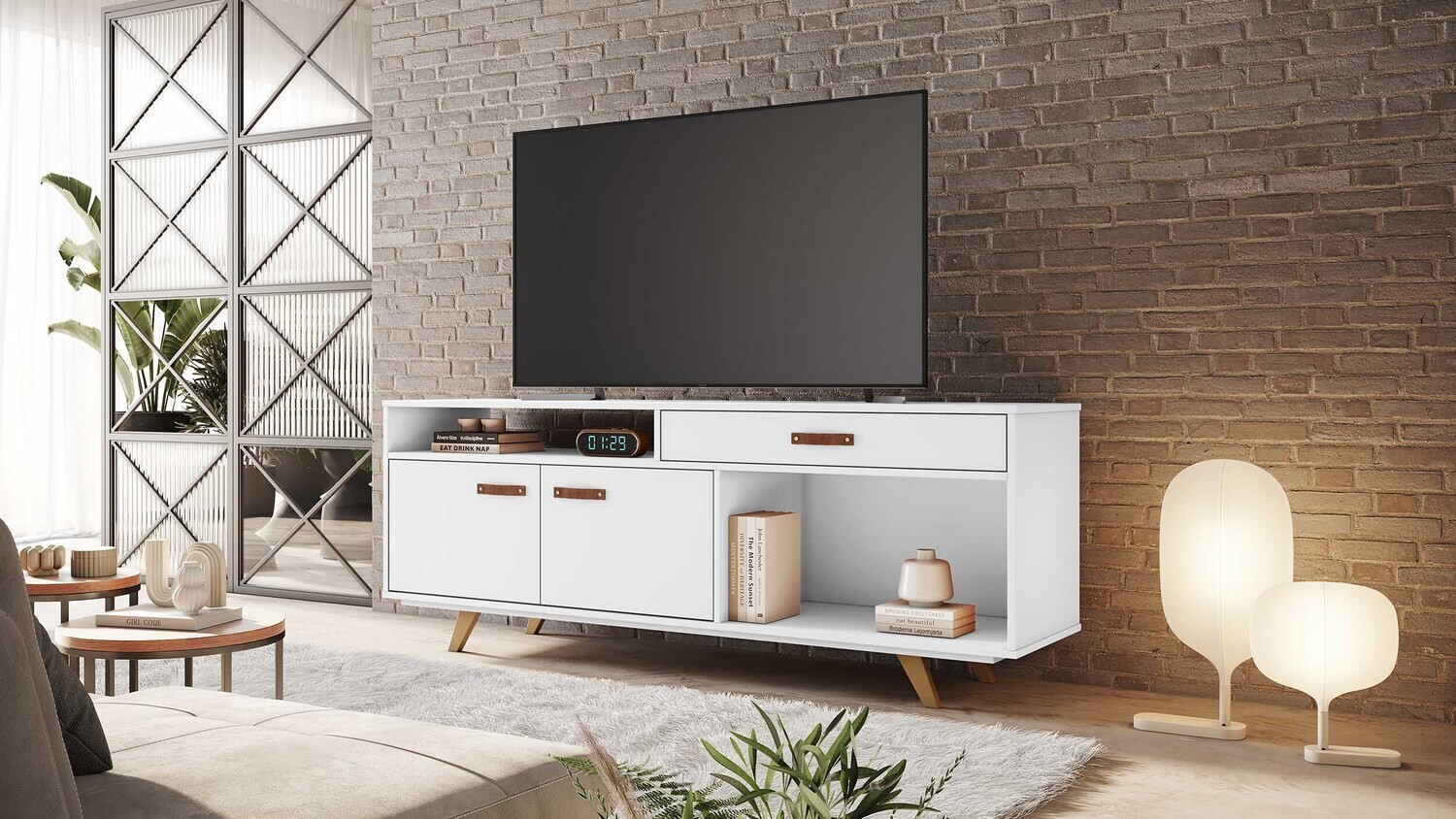 VEGA ALTA TV STAND WHITE
